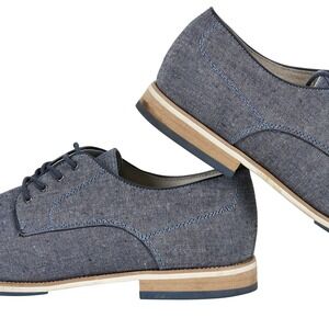 Giorgio Brutini Fabric Derby Oxfords Dress Shoes Mens 13M Blue Lace Up 659053